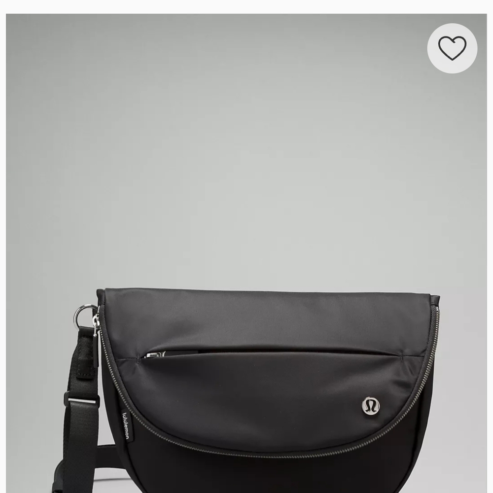 Lululemon Athletica Black Crossbody Bum Bag